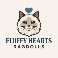 Fluffy Hearts Ragdolls logo